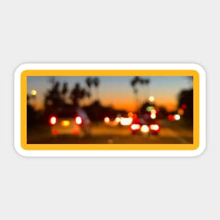 Californian Blur Sticker